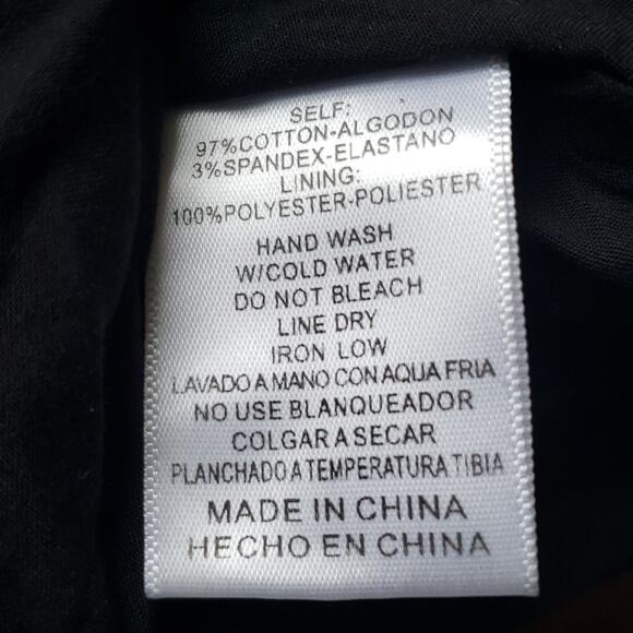 Grommets Lace Up Corduroy Zip Rib Black A-Line Mini Skirt Grunge Goth Witchy S - Picture 12 of 12